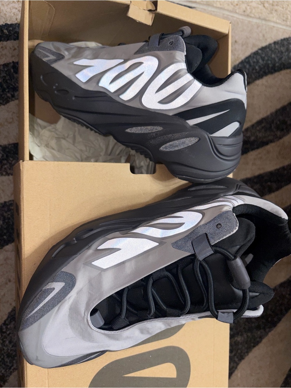 adidas Men's Gray and Black Athletic Sneakers